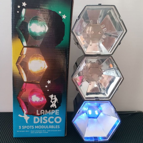 Disco Lamp with 3 Adjustable Spots New