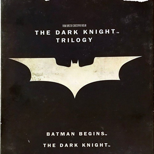 The Dark Knight Trilogy Blu-Ray used with art and making-of book