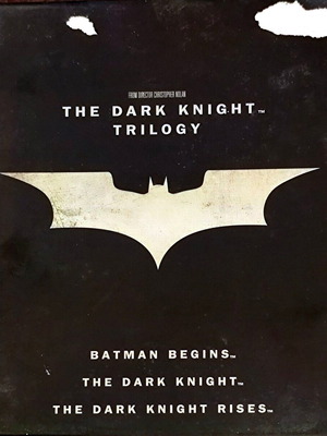 The Dark Knight Trilogy Blu-Ray used with art and making-of book