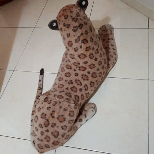 Large plush tiger 95x40 cm