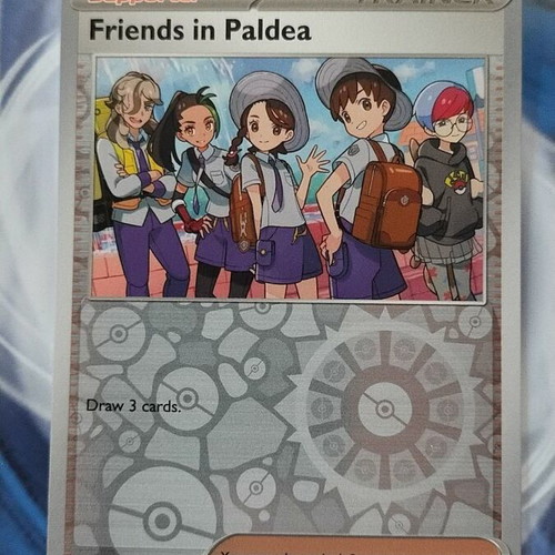 Friends in Paldea Reverse Holo Common Pokemon card