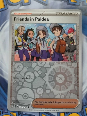 Friends in Paldea Reverse Holo Common Pokemon card