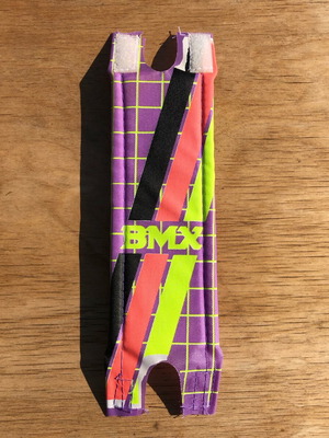Vintage BMX handlebar sponge protector new purple multicolor