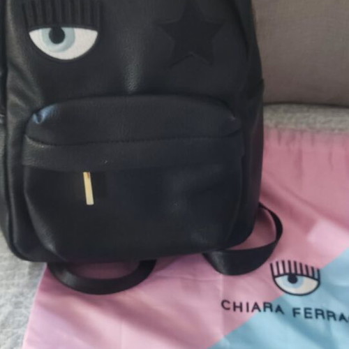 Chiara Ferragni Backpack like new, black and white