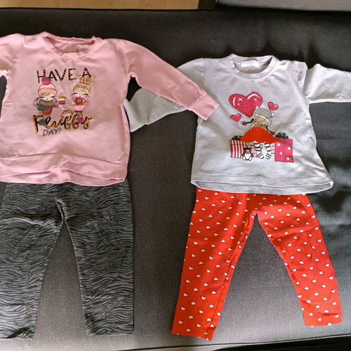 two years set t-shirt leggings