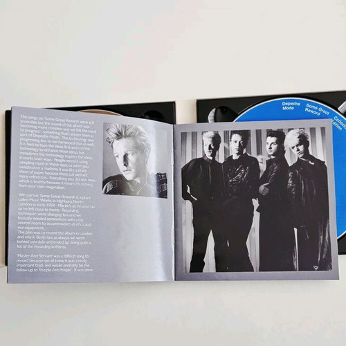 Depeche Mode Some Great Reward Collector's Edition CD and DVD like new