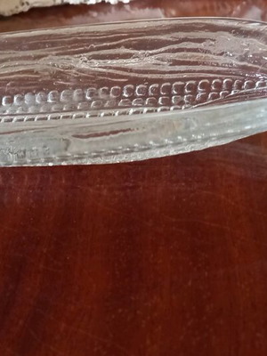 Crystal gondola like new, leaf 30x11x5