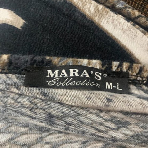 Long dress with snake skin pattern tied at neck Mara's Collection like new