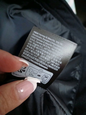 H&M jacket like new, size small, blue