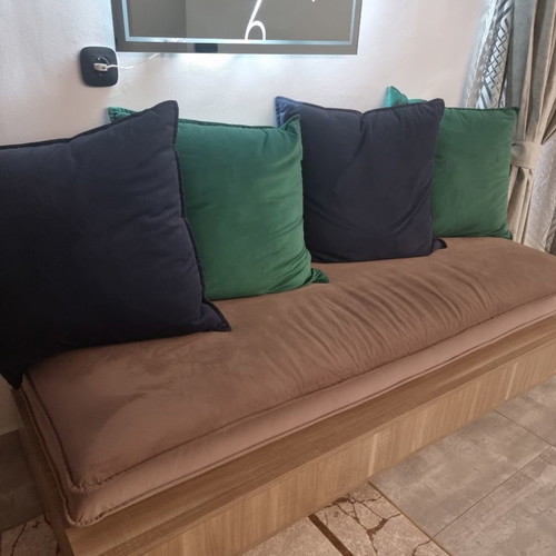 Sofa used modern 180x66 with cushions