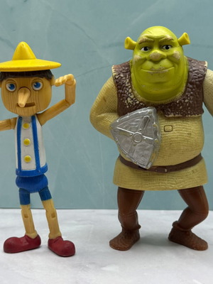 Disney Shrek figures McDonald’s Happy Meal toys used with some marks