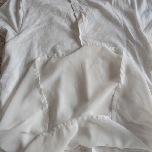 Mayoral short-sleeve shirt cream, like new, size 158 cm, age 14