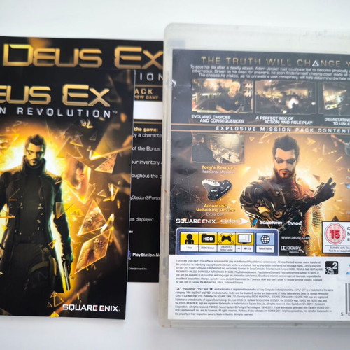 Deus Ex Human Revolution Limited Edition PS3 game like new