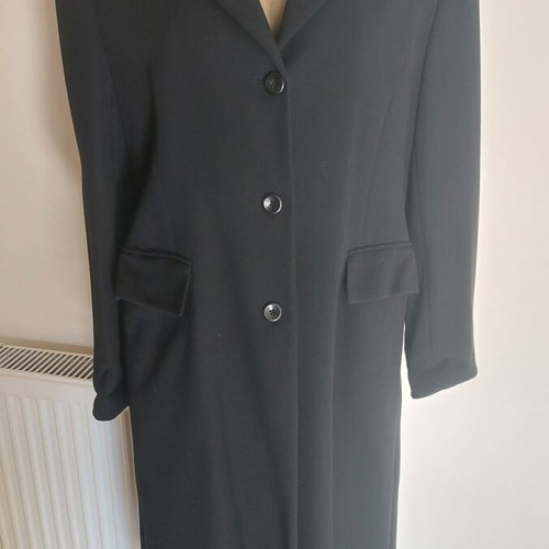 Dark blue She wool coat like new, size XL