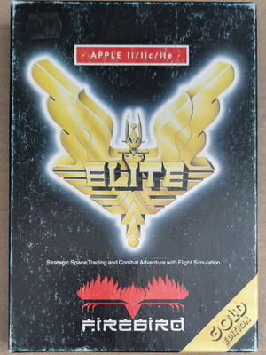 Elite Firebird Gold Edition Apple II Disk game like new, big box