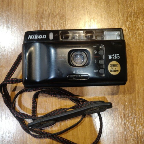Nikon W35 film camera used, vintage, not working