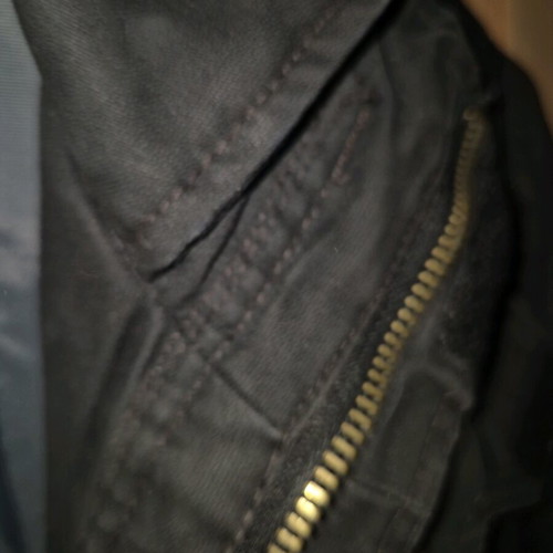 Men's jacket XL used, canvas fabric, black/dark gray