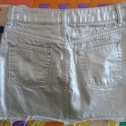 Silver skirt medium like new
