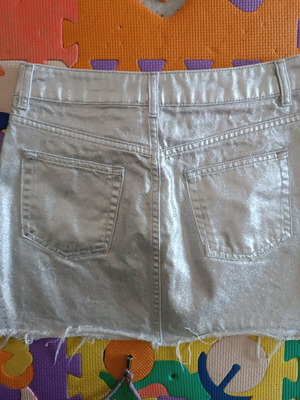 Silver skirt medium like new