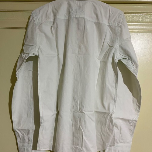 Pull & Bear men's long-sleeve shirt used, size S, light green