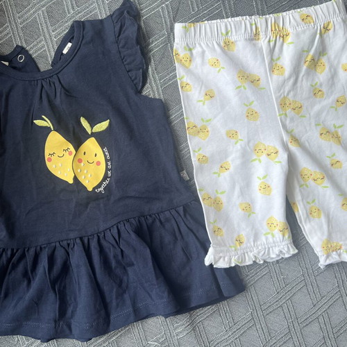 Baby clothing sets new size 74/80, 2-piece packs with prints
