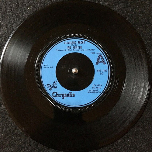 Ian Hunter Cleveland Rocks / Bastard vinyl used 7" 45 RPM