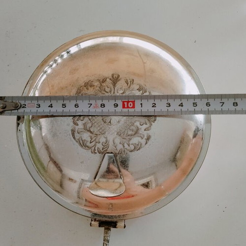 Vintage Silver-Plated Silent Butler Crumb Catcher and Ashtray