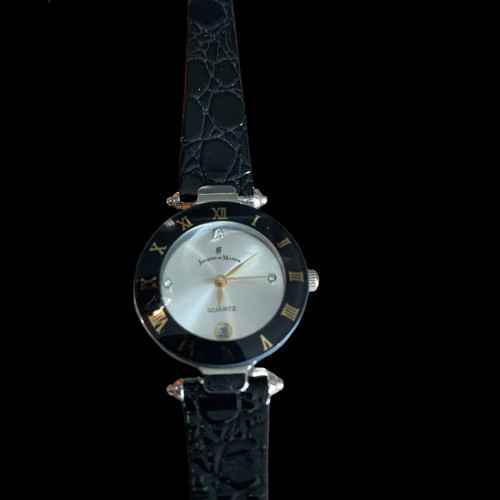 Jacques Du Manoir women's watch new with croco style strap
