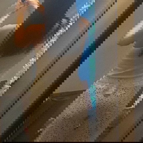 Παντελόνι Zini broderie άσπρο καινούργιο, μέγεθος L