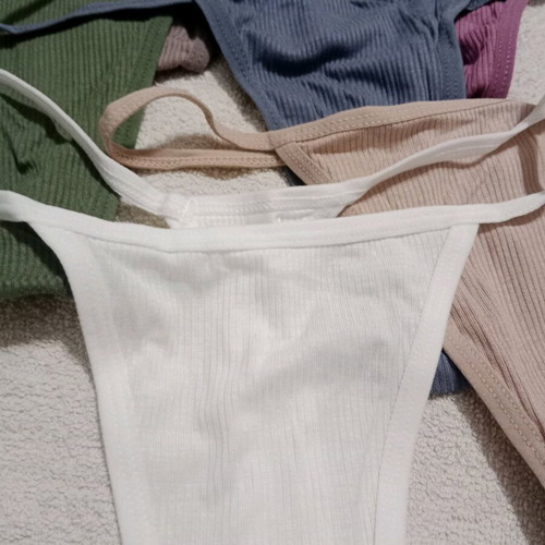 String 6 pieces new, multicolor, size small, unworn