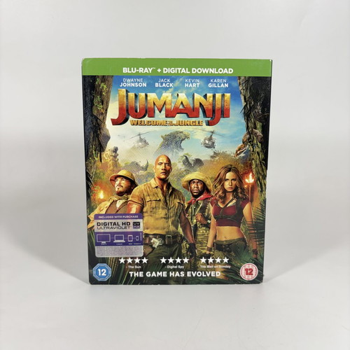 Jumanji Welcome to the Jungle Blu-ray like new with Greek subtitles
