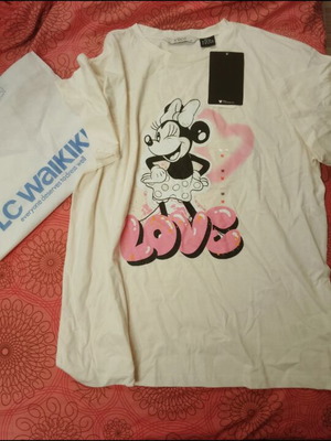 T-shirt with Minnie Mouse print new, size M