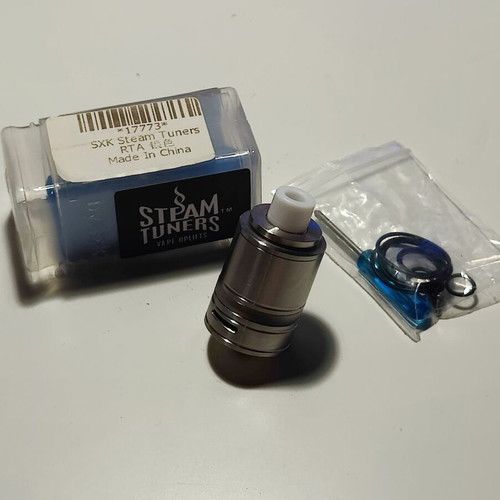 SXK Steam Tuners MTL RTA used, high flavor performance