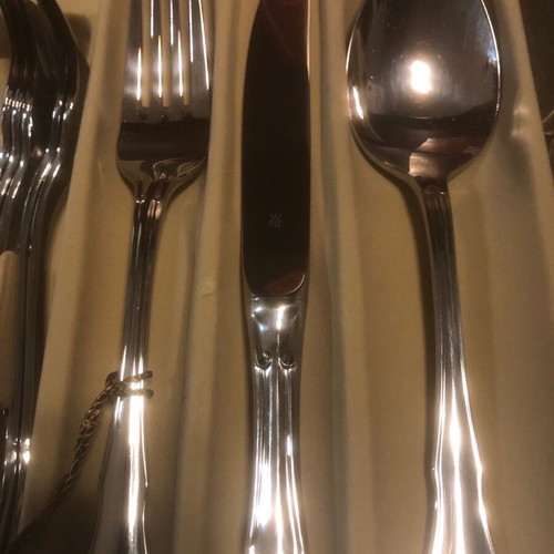 WMF cutlery set new, 86 pieces stainless steel