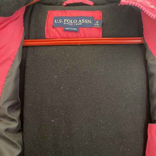 U.S. Polo Assn. girls' pink jacket 7-8 years like new