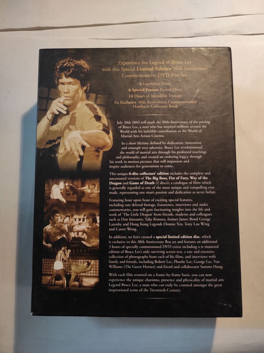 Bruce Lee collectible box set 6 DVD like… - € 60,00 - Vendora.cy