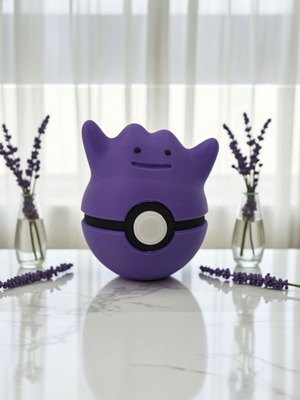 Ditto Pokéball with keychain made to order