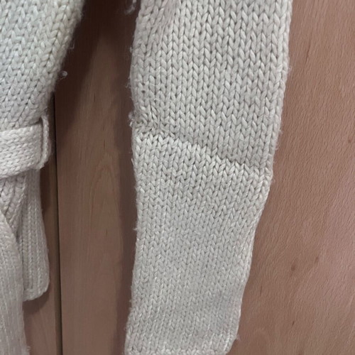 Massimo Dutti wool cardigan used, ecru, size S