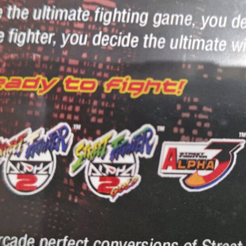 Ps2 Street Fighter Alpha Anthology like new