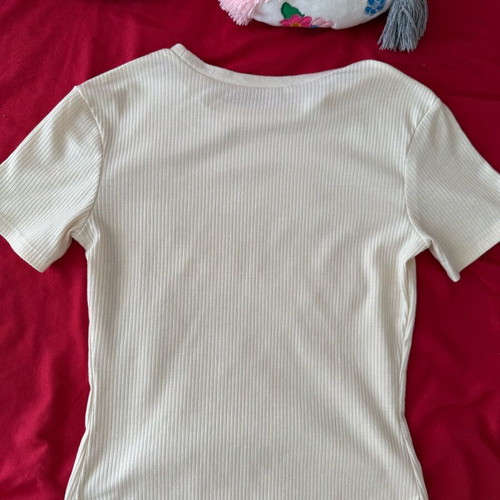 Zara beige blouse used, size S
