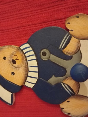 Wooden children's hanger new, safe for kids