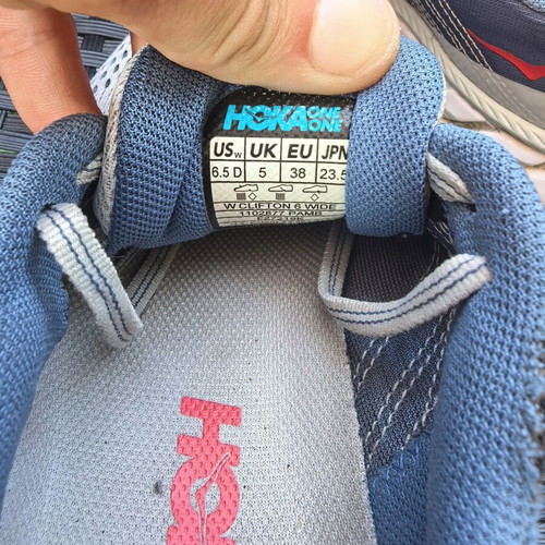 Hoka One One sports shoes used, size 38, in good condition