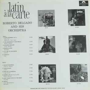Roberto Delgado And His Orchestra Latin À La Carte vinyl used