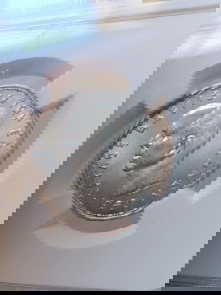 Ασημένιο 20 δραχμές 1960 NGC MS65