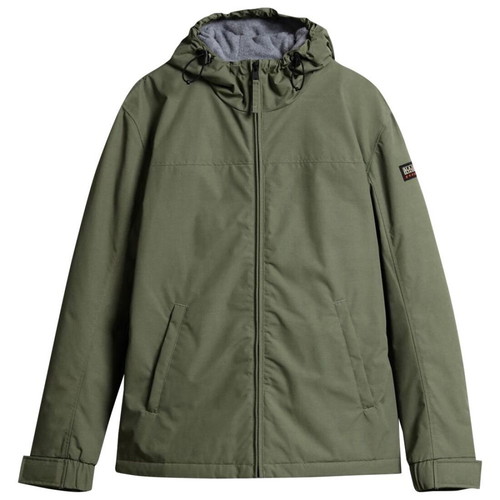 Napapijri Shetler jacket khaki like new with fleece lining