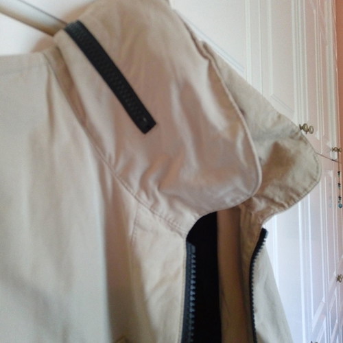 Emporio Armani jacket new, beige with blue details