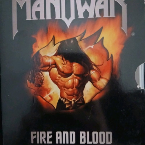 Manowar Fire And Blood double DVD used with slipcase