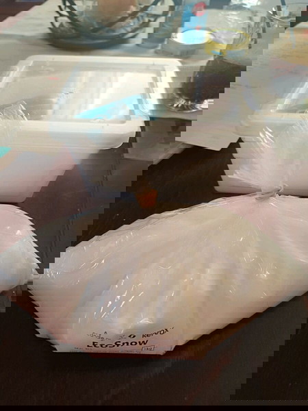 Κερί Eco snow 1kg