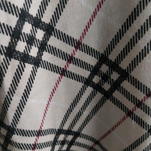 Short-sleeve shirt No XL checked ecru like new