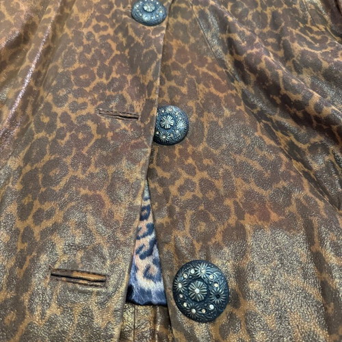 Brown leather jacket new